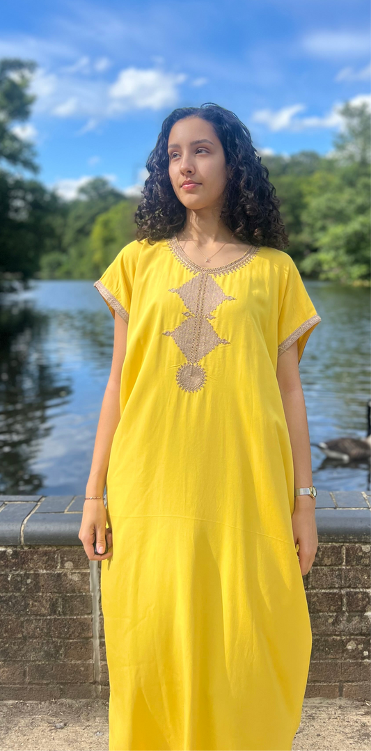 Yellow Yasmin Gandoura